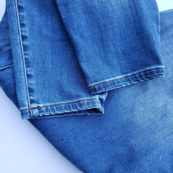 Lila Ryan Exposed Button Fly High Waist Mason Skinny Jeans Size 14W - Picture 7 of 10